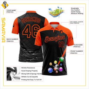 Maillots de bowling personnalisés imprimés pour hommes, vêtements d'équipe personnalisés, polo, fabricant de vêtements de sport ODM de haute qualité - Product Image 6