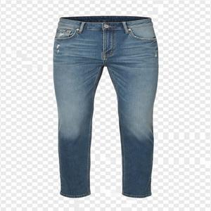 Jeans de Mezclilla Elásticos Rectos de Alta Calidad para Hombre, Corte Ajustado, Formales, Cómodos para Uso Diario, Ecológicos, Impermeables y de Secado Rápido - Product Image 4