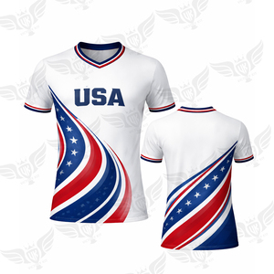 ชุดเสื้อฟุตบอลสไตล์เรโทรแบบอเมริกัน ทรงหลวม เสื้อกีฬาฟุตบอลวินเทจ เสื้อยืดฟุตบอล - Product Image 3