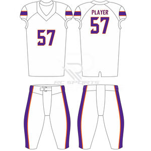 American Football Uniform Wholesale New York City Stitched Jersey Unisex <b>Jet</b> Team Breathable Plus Size - Product Image 3