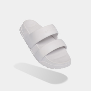 SHONDO Women's <b>Light</b> Purple EVA Open Toe Slippers Laser-Etched Mold Waterproof Platform Trendy Fashion Lightweight All Seasons - Product Image 3