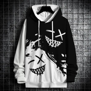 Sweat-shirts à capuche imprimés en 3D amusants pour hommes, style décontracté simple, sweat-shirts unisexes, pull oversize, mode automne et hiver, vêtements y2k - Product Image 1