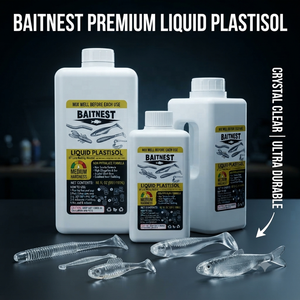 Plastisol pour leurres, plastisol liquide pour appâts souples, transparent, faible odeur, non jaunissant, pour les fabricants de leurres de pêche - Product Image 1