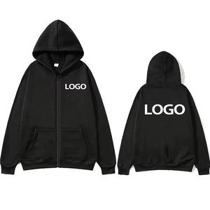 Sudaderas con cremallera con estampado personalizado DIY para hombres y mujeres primavera otoño suelta Casual manga larga pulóver sudaderas ropa deportiva sólida de moda - Product Image 4