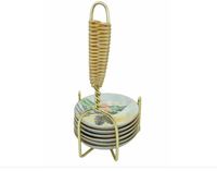Support de plaque de style unique en acier inoxydable avec finition argentée, parfait pour le stockage des ustensiles de cuisine et l'affichage de table élégant