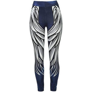 Mallas de yoga sublimadas para mujer, mallas de compresión para mujer, mallas de yoga transpirables y cómodas, tamaño y diseño personalizados - Product Image 2