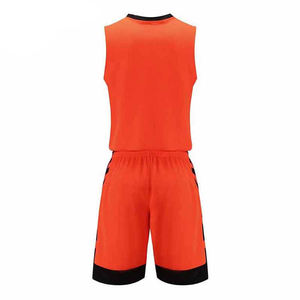 Orange et noir couleur confortable vêtements de sport les plus vendus propre logo nom de l'équipe uniforme de basket-ball imprimé par des industries incroyables - Product Image 2