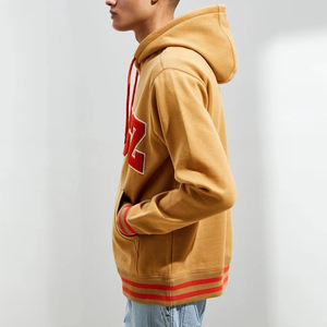 Jersey con capucha para hombre hecho a medida nueva chenilla bordada Logo sudaderas con capucha 100% algodón temporada de invierno tela - Product Image 3