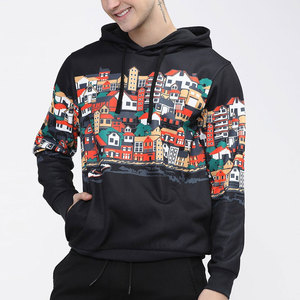 Sudadera con capucha de peso medio completamente personalizable para hombre, de secado rápido, cómoda, básica, mezcla de algodón, novedad de invierno, sudaderas con capucha de manga larga - Product Image 1