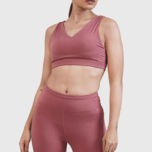 Soutien-gorge de sport pour femmes, haute qualité, sans couture, rembourré, à fort impact, pour la salle de sport, la remise en forme, le yoga, grande taille, tendance, OEM ODM, faible MOQ, 2024 - Product Image 1