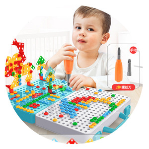 Blocs de construction 3D, <span class=keywords><strong>275</strong></span> pièces, ensemble de jeu, jouets Stem, jouets interactifs avec tournevis - Product Image 1