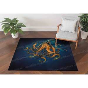 Tapis imprimé : Design moderne de luxe pour la décoration intérieure, Tapis fin non tissé - Product Image 1