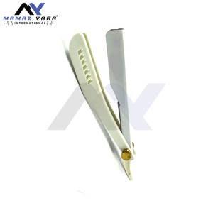 Navaja de Afeitar Profesional para Barba, Rasuradora Clásica de Acero Inoxidable, Herramienta Manual para Afeitado en Húmedo para Hombre - Product Image 2