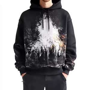 Pull à capuche pour hommes avec logo personnalisé et design d'étiquette de marque Offre Spéciale bases brodées pour l'automne - Product Image 4