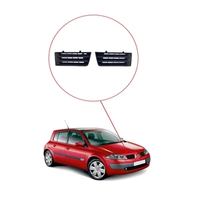 Set Griglia <span class=keywords><strong>Paraurti</strong></span> Anteriore per <span class=keywords><strong>Renault</strong></span> <span class=keywords><strong>Megane</strong></span> 2, Nuovo, in Plastica e ABS, Compatibile con il Numero di Parte 7701476893 - Product Image 5