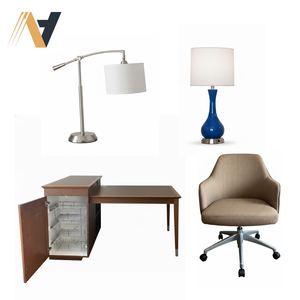 Ensemble de mobilier de chambre d'hôtel de luxe - Meubles lourds avec revêtement résistant à l'humidité - Usine au Vietnam pour Hampton - Product Image 4