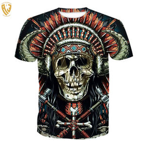 Buen Material Oem 100% algodón Precio caliente Precio de fábrica Fabricante profesional Diseño único antiarrugas Sublimación Camisetas - Product Image 3