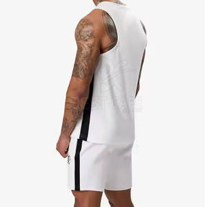 ชุดแขนกุดสั้นออกกำลังกายสำหรับผู้ชายชุดฝึกแขนกุด - Product Image 5