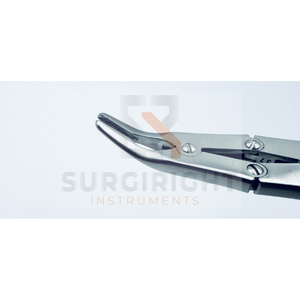 Beyer Manual de doble acción Dental Bone Rongeurs 4mm Bite/BiteLight Curve Instrumento quirúrgico Base por Surgiright Instruments - Product Image 5