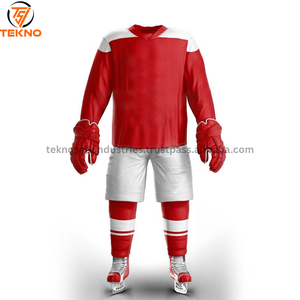 Vêtements de hockey sur glace personnalisés 2025 de haute qualité Concevez votre propre uniforme d'équipe professionnelle Service ODM/OEM disponible Uniforme de hockey sur glace - Product Image 1