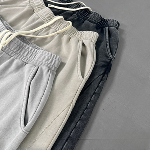 Pantalons longs décontractés vintage pour hommes, tendance OEM, automne-hiver, nouvelle marque tendance, franges, flocons de neige, patchwork, pantalons de survêtement - Product Image 4