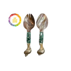 Cuillère à coquille écologique artisanale de la nature pour le dessert, le thé au sucre ou les idées de décoration - Product Image 5