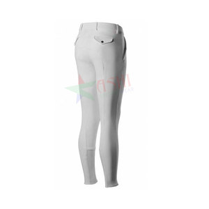 Custom Logo Printed Equestrian Breeches Men's and Women's Horse Riding Pants with <b>Full</b> Silicone Seat Riding Tights - Product Image 6