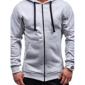 Custom Made Wholesale Men's Thick Zip-Up Hoodie Winter Warm Hooded Jacket <b>Jumper</b> Oversized Men Hoodies - Product Image 5