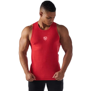 Camisetas de Tirantes Vintage de Punto Transpirables 100% Poliéster para Hombre, Color Sólido, Cómodas, con Logotipo Personalizado al por Mayor - Product Image 6