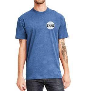 Camiseta de Cuello Redondo para Hombre, Corte Holgado, con Logotipo Personalizado, 100% Algodón/Poliéster, Tejido Transpirable - Product Image 6