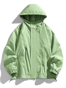 Chaqueta de deportes al aire libre para hombre, ropa funcional de retazos de calle alta y accesorios, chaquetas casuales al aire libre a prueba de viento para hombre - Product Image 4