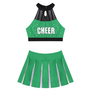 Uniformes de animadoras juveniles, atuendo de animadoras con tu propio diseño, para actuaciones en escenario, venta al por mayor - Product Image 2