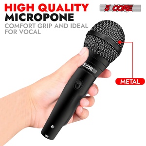 ไมโครโฟนไดนามิก 5Core XLR สำหรับคาราโอเกะ ร้องเพลงในสตูดิโอ ไมค์แบบมือถือ - Product Image 2