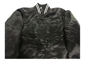 Meilleur prix hommes 100% polyester veste d'hiver personnalisé Premium col montant Letterman Streetwear doux chaud avant Logo Position - Product Image 2