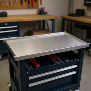 Hazet Stainless Steel Worktop for <b>Tool</b> <b>Storage</b> Trolley - Product Image 3