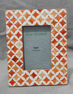 Milano Creamy Eco-Friendly Rustic <b>Photo</b> <b>Frames</b> Hand Carved Horn Bone Inlay Decorative Home Item - Product Image 3