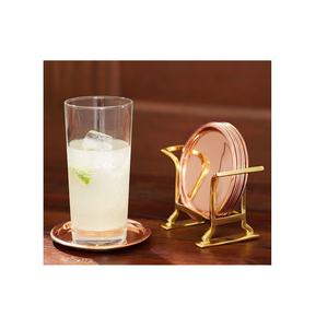 Dessous de verre en cuivre et support en laiton Forme Ardoise noire Sous-verres pour dessous de verre pour une utilisation à la main au meilleur prix - Product Image 6