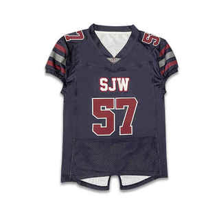 Maillot de football américain de l'équipe jeunesse en gros maillot de rugby américain avec logo brodé personnalisé - Product Image 2