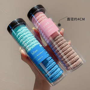 20 ربطات شعر سميكة غير ملحومة ، إكسسوارات شعر أصحاب ذيل الحصان لا تسبب أي ضرر للشعر الكثيف إكسسوارات الفتيات - Product Image 2