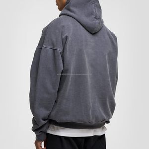 Sudadera de Alta Calidad Estilo Urbano, 500 Gsm, Sudadera Extra Grande, Sudadera Gruesa, Sudadera con Capucha de Algodón Personalizable con Logotipo - Product Image 3