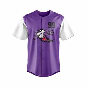 Premium 100% poliéster sublimación Jersey personalizado de alta calidad béisbol Jersey 220g equipo de talla grande ropa deportiva - Product Image 2