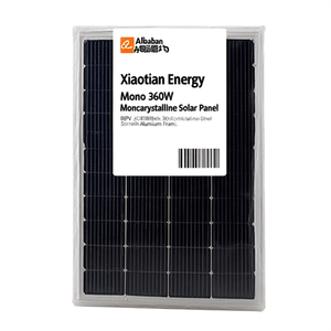 Panel Solar Monocristalino Xiaotian Energy Mono 360W 36V BIPV Portátil para Techo con Marco de Aluminio - Product Image 2