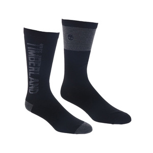 Calzini sportivi da uomo Timberland Essential Crew Colore: Nero/Grigio 100% autentici - Product Image 1