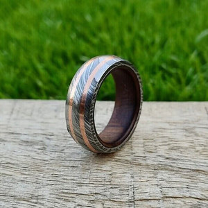 Carburo de tungsteno, meteorito de Gibeon, regalo para su novia, anillo de bodas de compromiso para mujer, joyería de acero transparente, envío DHL - Product Image 2