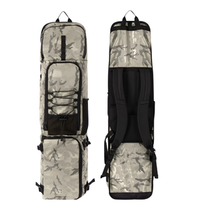 กระเป๋าเป้สะพายหลังสำหรับอุปกรณ์ฮอกกี้สนามแบบกันน้ำ โพลีเอสเตอร์ ขนาดใหญ่ รับผลิตตามสั่ง (OEM) สำหรับทุกเพศ พร้อมช่องใส่ไม้ฮอกกี้ ช่องใส่รองเท้า และช่องเก็บลูกฮอกกี้ - Product Image 1