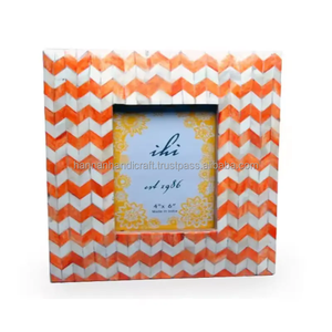 Modern Customizable Wood <b>Picture</b> <b>Frame</b> Bone Inlay Design Made <b>Acrylic</b> Material From India By HANNAN HANDICRAFT - Product Image 1