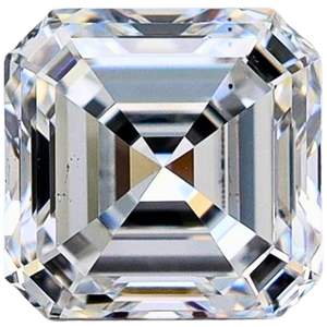 Diamant de laboratoire Asscher 2 carats F VS1 certifié IGI, taille Asscher, en vrac - Product Image 2