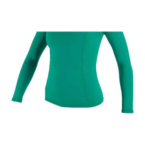 Maillot de bain rash guard pour femme à manches longues, respirant, séchage rapide, en spandex/polyester extensible, sublimé, pour le fitness - Product Image 3