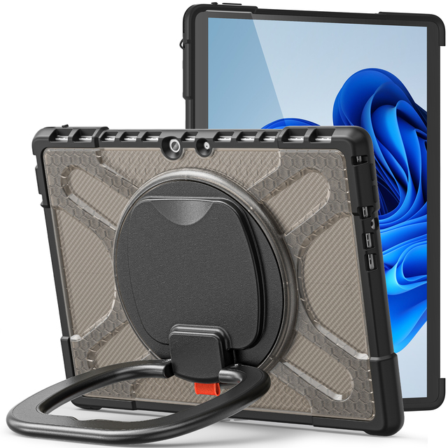 360 Degree Rotating Plastic Universal Protective Case for Microsoft Surface Pro 8 & 9 Tablet Covers & Cases