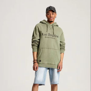 Sudadera térmica Unisex 6XL de talla grande de peso pesado 380g Sudadera con capucha de algodón 100% de calidad con bolsillos con logotipo bordado para invierno - Product Image 1